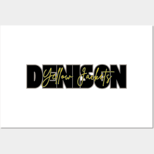 Denison Yellow Jackets Posters and Art